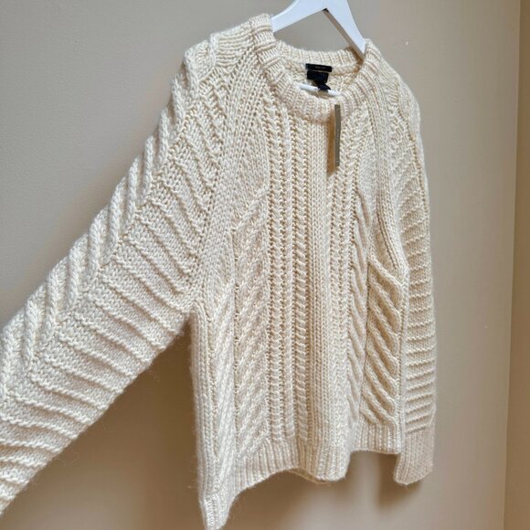 J.Crew Collection Hand-Knit Wool Alpaca Sweater – Women’s - Picture 4 of 9